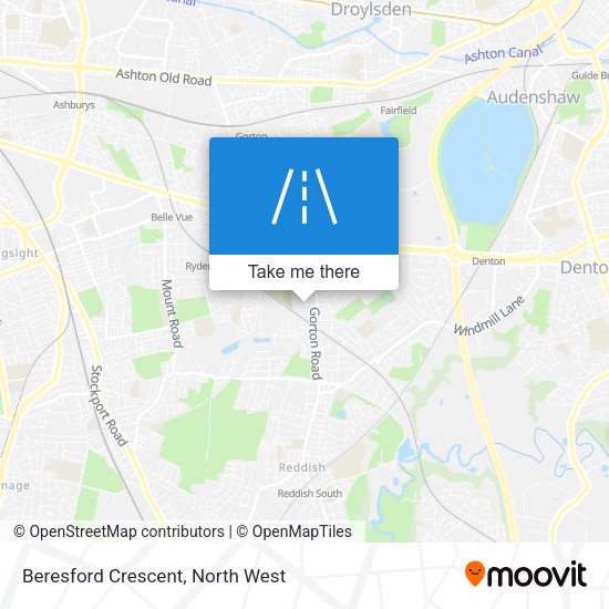 Beresford Crescent map