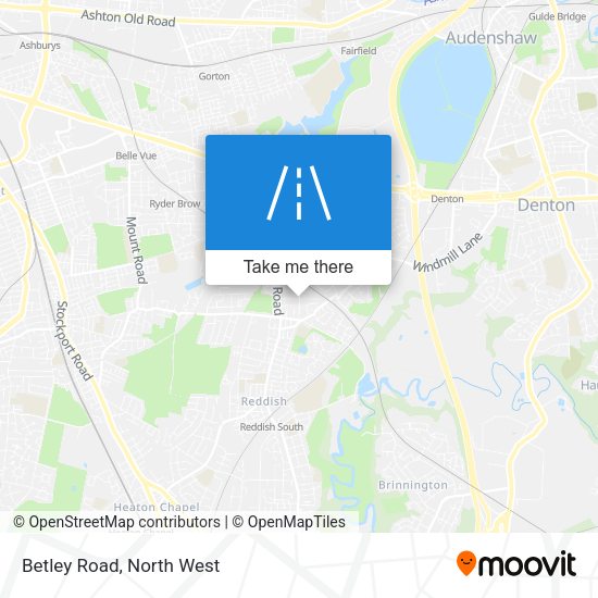 Betley Road map
