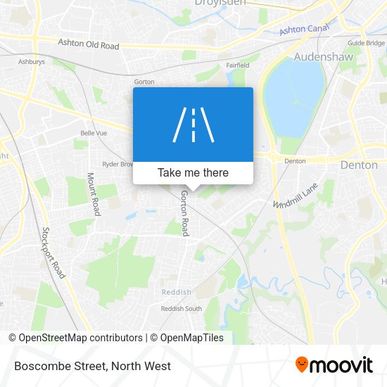 Boscombe Street map
