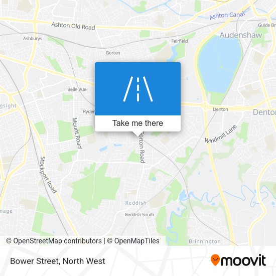 Bower Street map