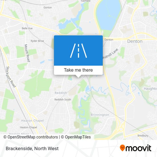 Brackenside map