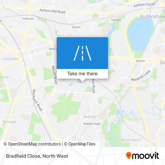 Bradfield Close map