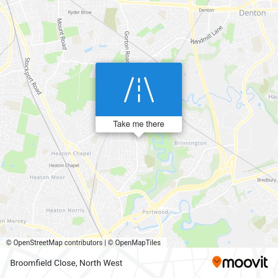 Broomfield Close map
