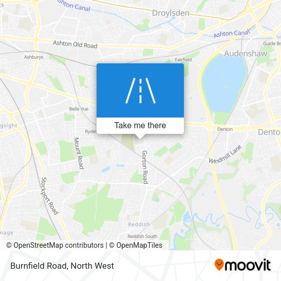 Burnfield Road map