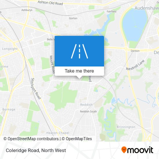Coleridge Road map