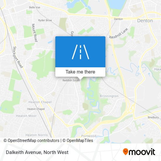 Dalkeith Avenue map