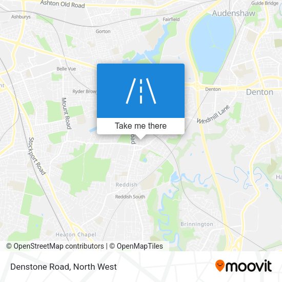 Denstone Road map