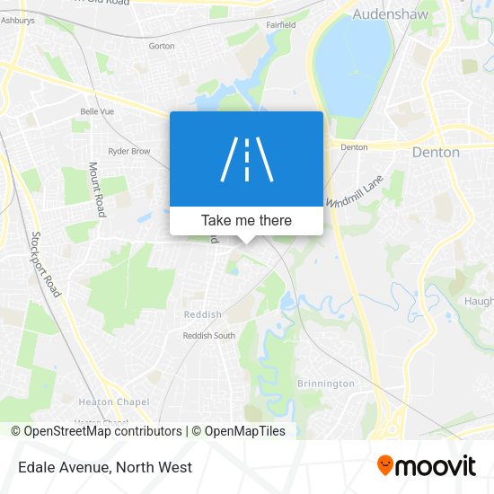 Edale Avenue map