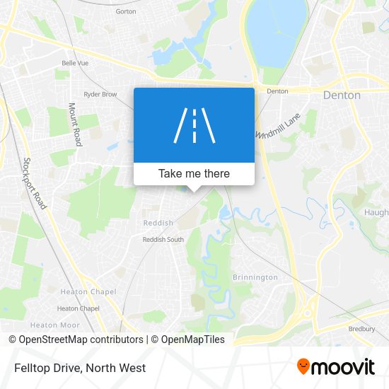 Felltop Drive map
