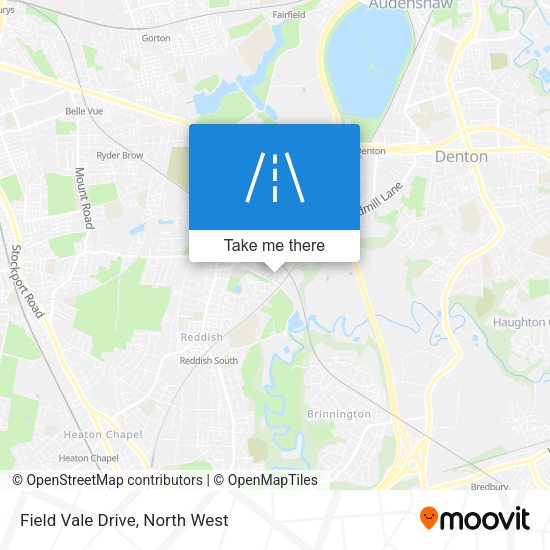 Field Vale Drive map