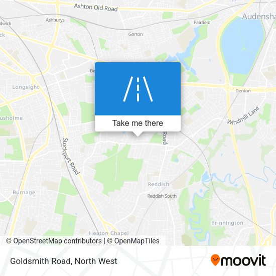 Goldsmith Road map