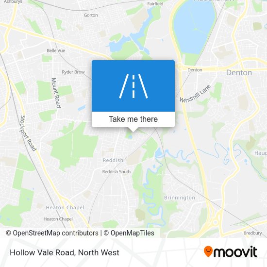 Hollow Vale Road map