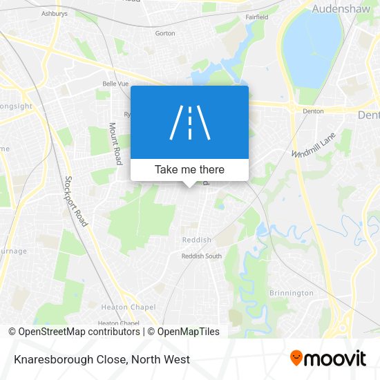 Knaresborough Close map
