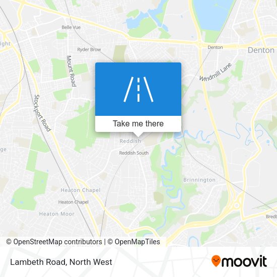 Lambeth Road map