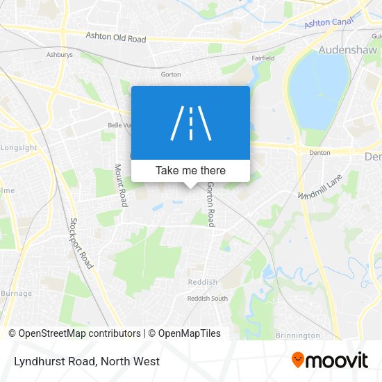 Lyndhurst Road map