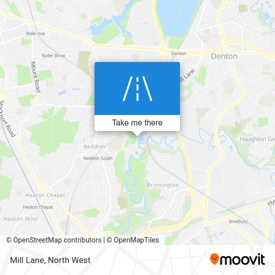 Mill Lane map