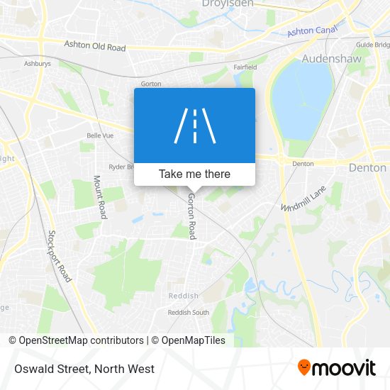Oswald Street map