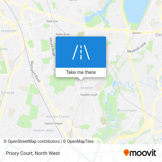 Priory Court map