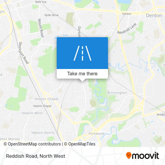 Reddish Road map