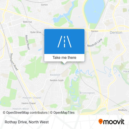 Rothay Drive map