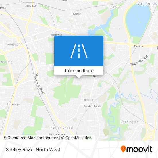 Shelley Road map