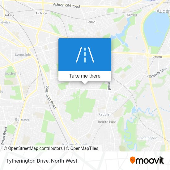 Tytherington Drive map