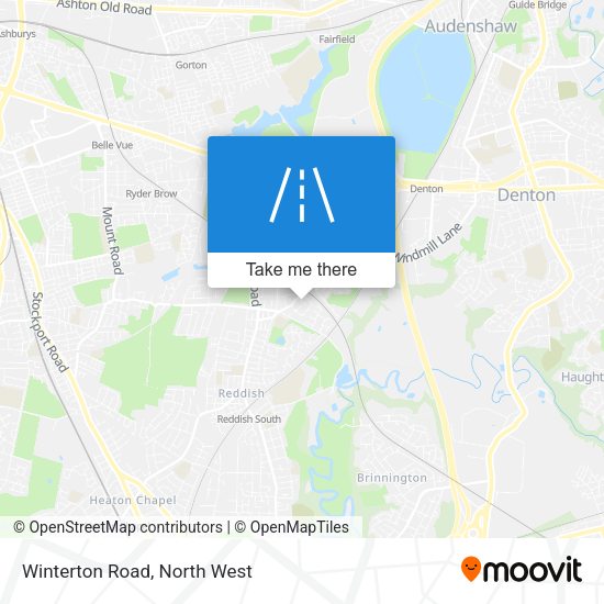 Winterton Road map