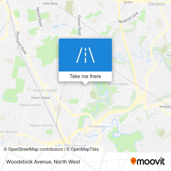 Woodstock Avenue map
