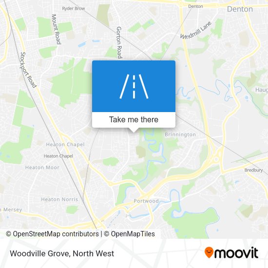 Woodville Grove map