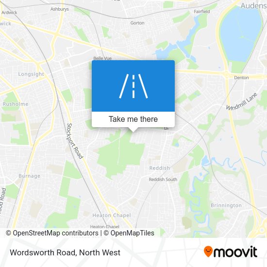 Wordsworth Road map