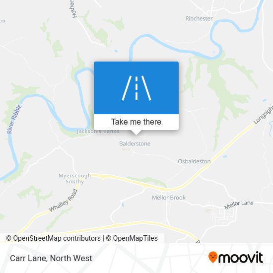 Carr Lane map