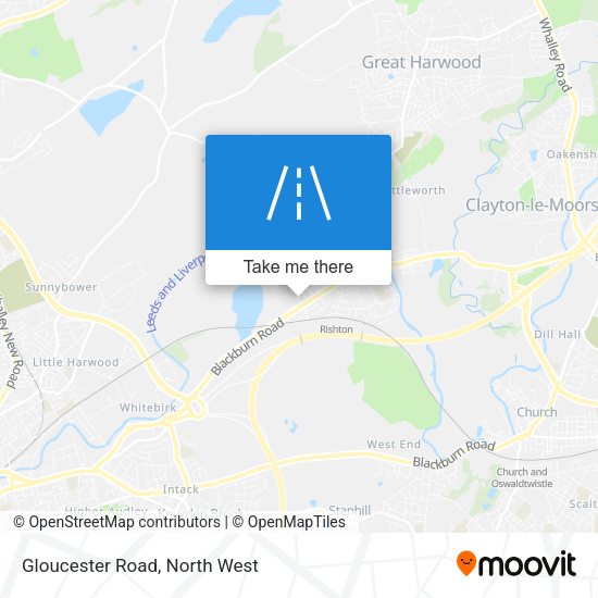 Gloucester Road map