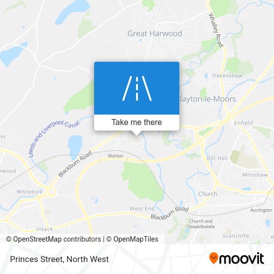 Princes Street map