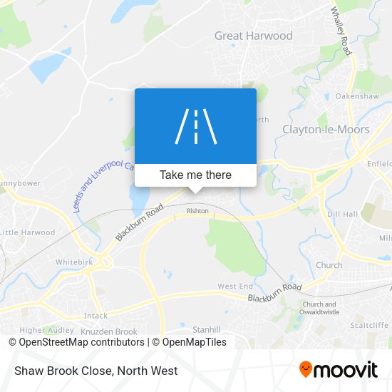 Shaw Brook Close map