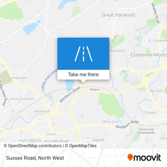 Sussex Road map