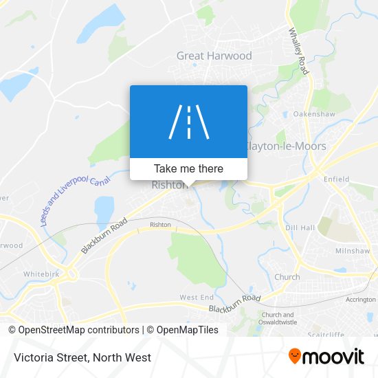 Victoria Street map