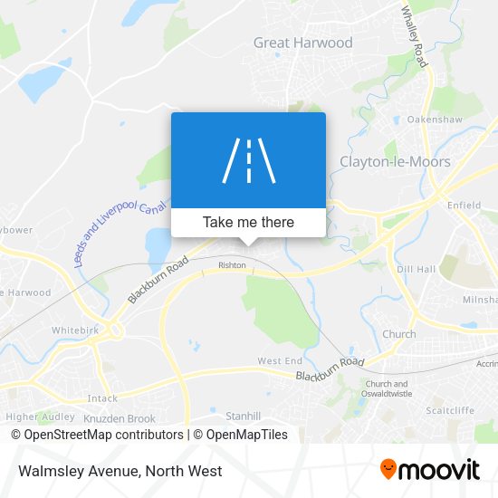 Walmsley Avenue map