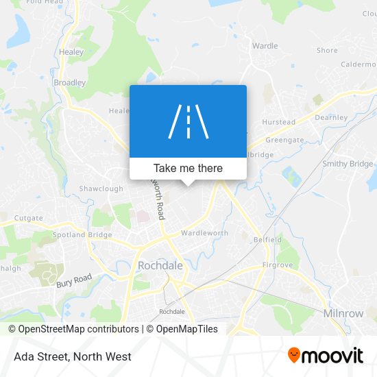 Ada Street map