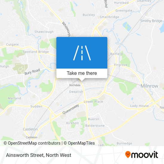Ainsworth Street map