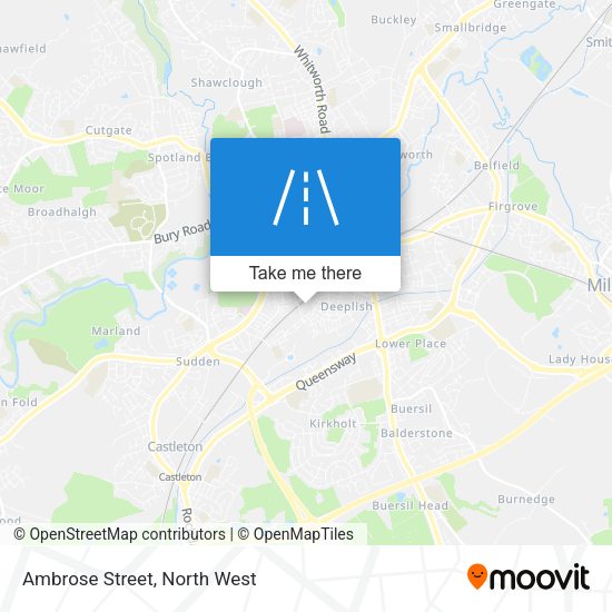 Ambrose Street map