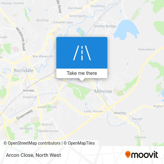 Arcon Close map