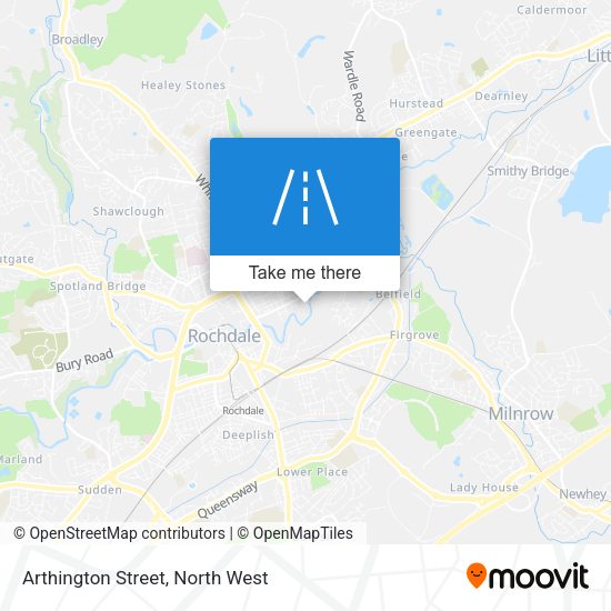 Arthington Street map