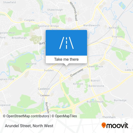 Arundel Street map