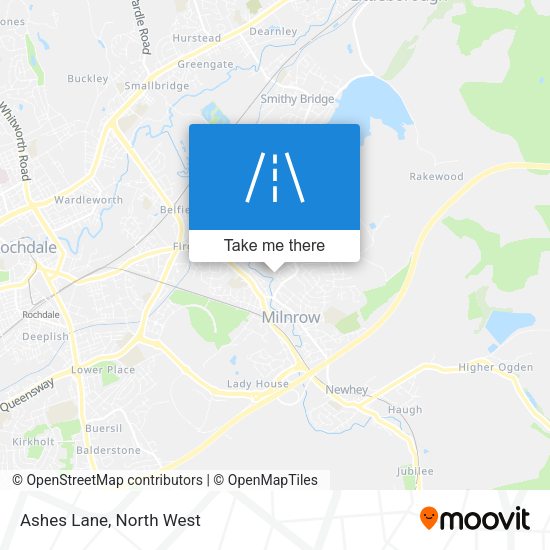 Ashes Lane map