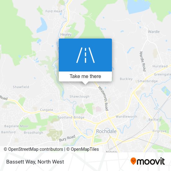 Bassett Way map