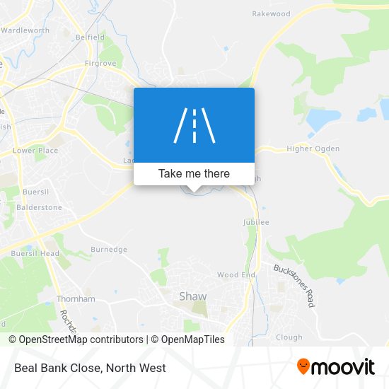 Beal Bank Close map