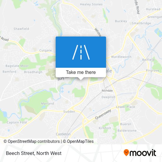 Beech Street map