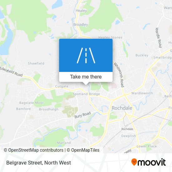 Belgrave Street map