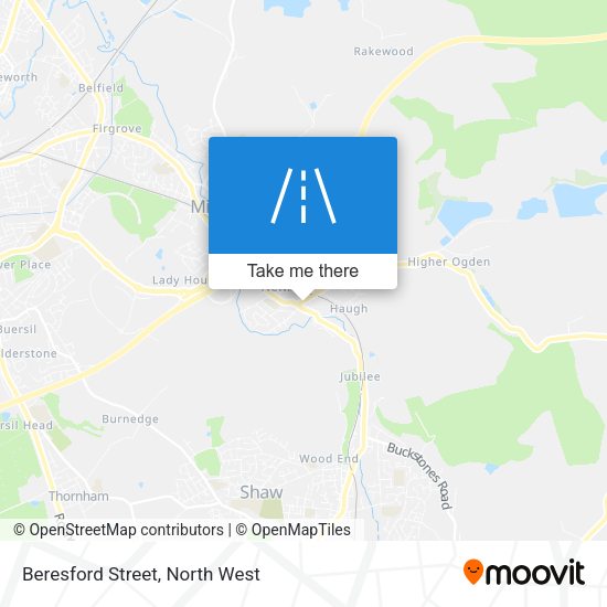 Beresford Street map