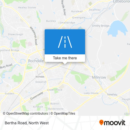 Bertha Road map